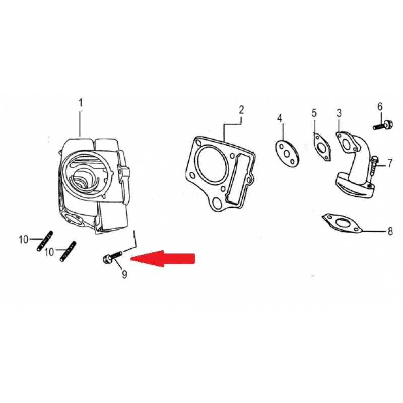 Connecting Bolt - RFN 140cc Dirt Bike