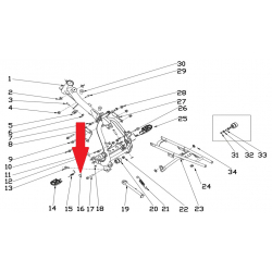 Split Pin (1.5 x 20mm) - RFN 70cc / 110cc Thunder Dirt Bike