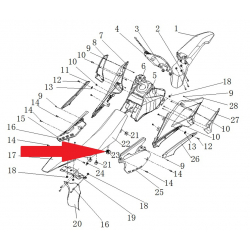 Cushion limit cushion sleeve - RFN 125cc / 140cc Thunder Dirt Bike