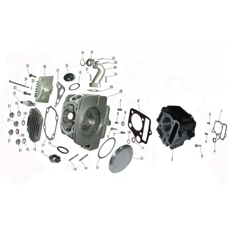 Cylinder Barrel - Sniper Pro 120cc