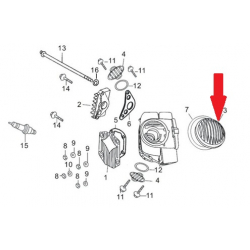 Cylinder Head Left Cover - RFN 140cc Dirt Bike