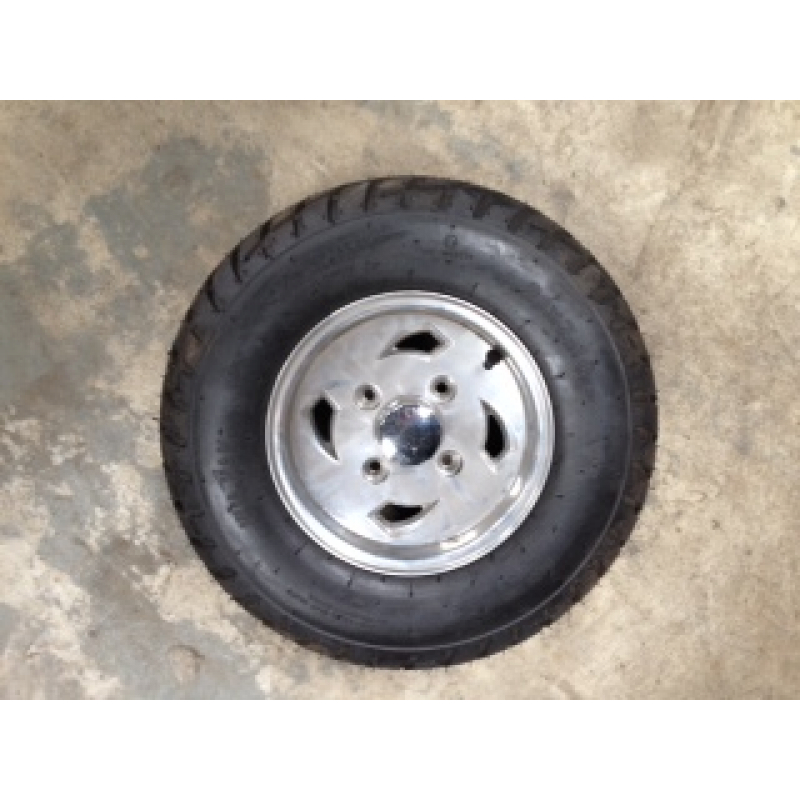 GS MOON 260 BUGGY FRONT ALLOY WHEEL RIM & ROAD TYRE