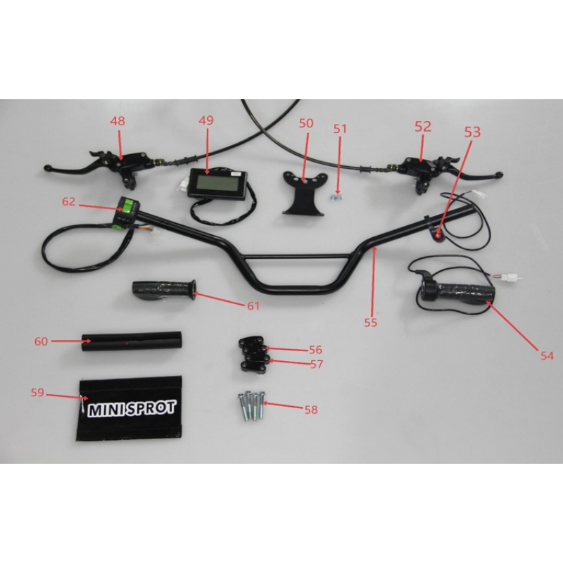 Dashboard Bracket - Renegade Pro 1500w Quad Bike