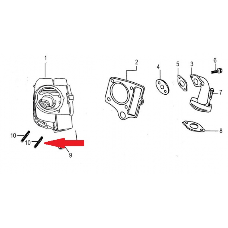 Double Screw Bolts - RFN 140cc Dirt Bike
