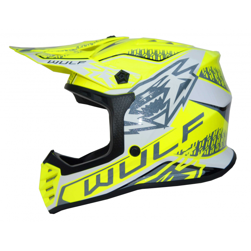 Wulfsport Kids Air-X Helmet - Yellow - New 2025