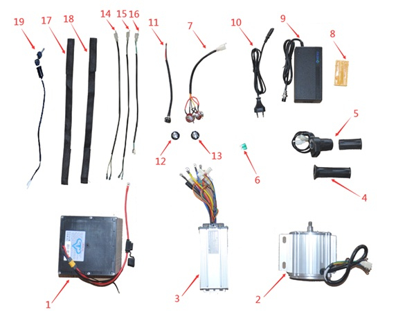 Electrical - Storm 1200w / 2000w Dirt Bike Spare Parts