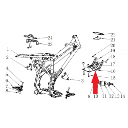 Engine Bottom Plate - RFN 125cc / 140cc Thunder Dirt Bike