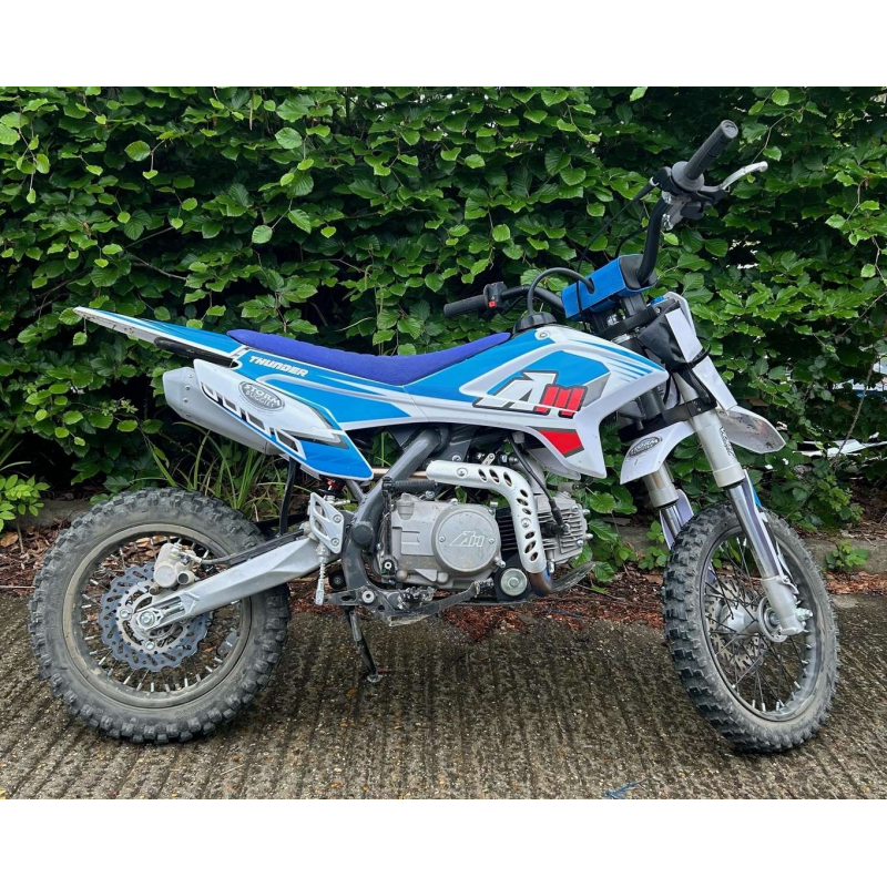 Ex Demo - 110cc RFN Racing™ Thunder Pro Semi Auto Pit Bike 14/12" - Blue