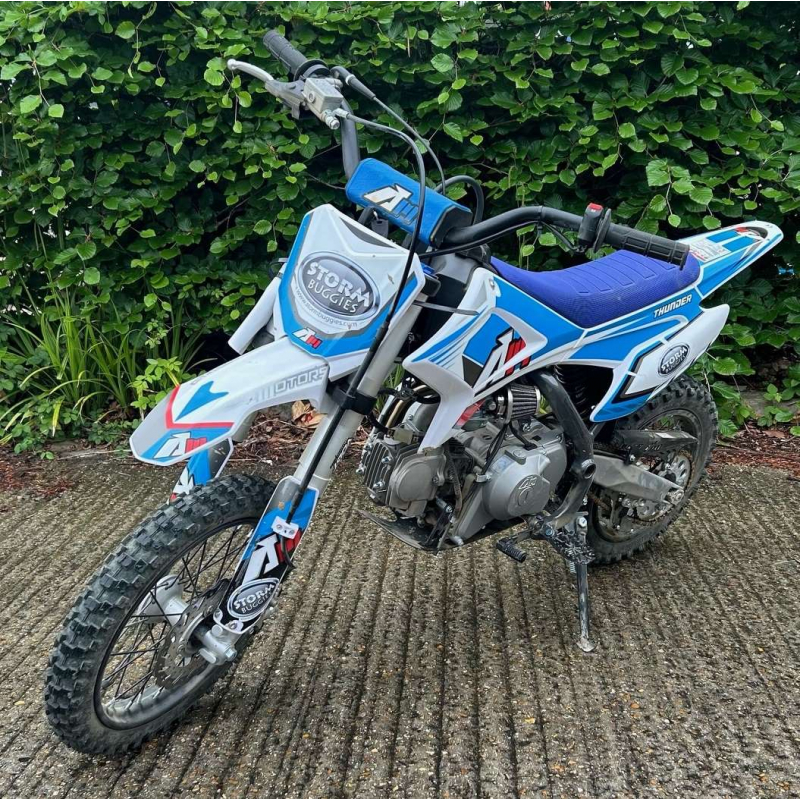 Ex Demo - 110cc RFN Racing™ Thunder Pro Semi Auto Pit Bike 14/12" - Blue