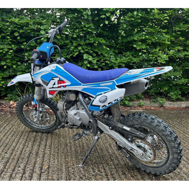 Ex Demo - 110cc RFN Racing™ Thunder Pro Semi Auto Pit Bike 14/12" - Blue