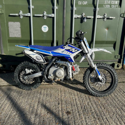 Ex Demo 110cc RFN Racing™ Thunder Semi Auto Pit Bike 12/10" - Blue - Fully Built
