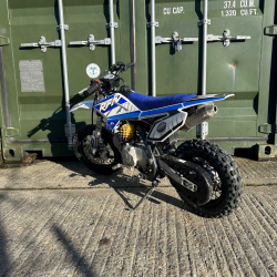 Ex Demo 110cc RFN Racing™ Thunder Semi Auto Pit Bike 12/10" - Blue - Fully Built