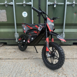 Ex Demo Kids 800w 36v Electric Dirt Bike 10/10 - Red - Fully Built