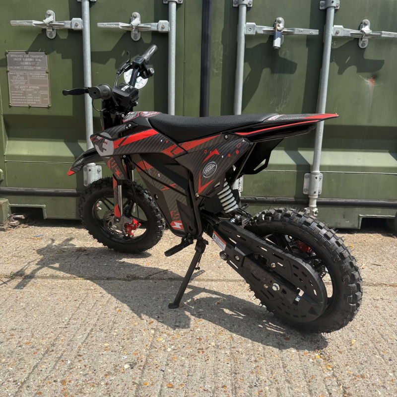 Ex Demo Kids 800w 36v Electric Dirt Bike 10/10 - Red - Fully Built