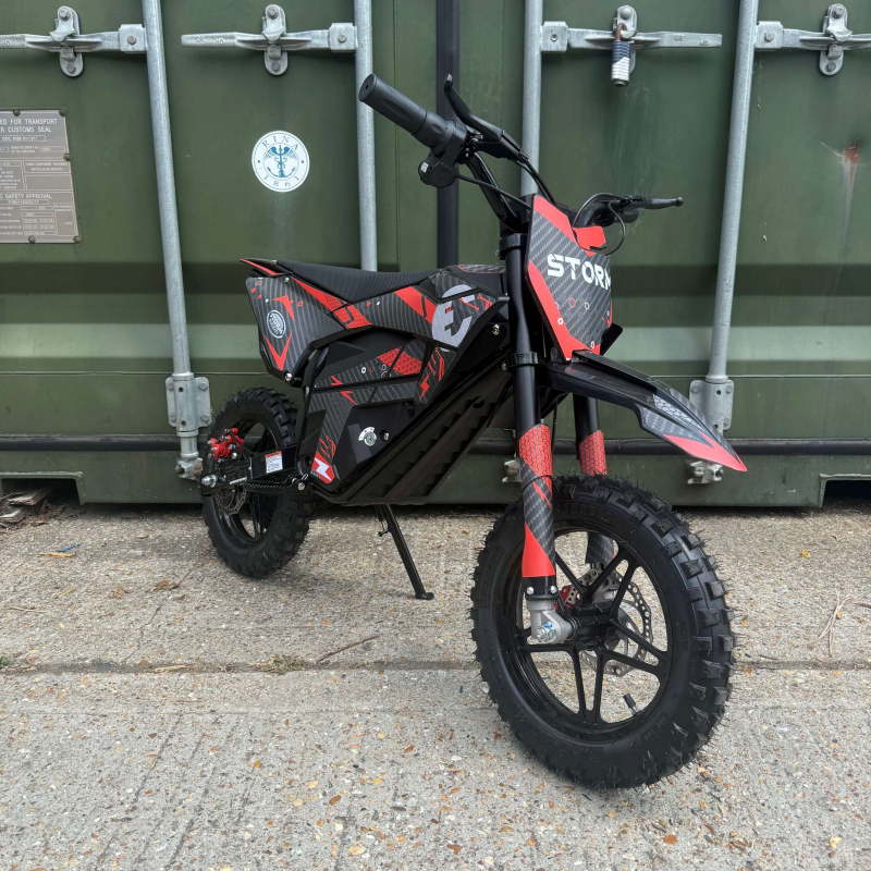 Ex Demo Kids 800w 36v Electric Dirt Bike 10/10 - Red - Fully Built