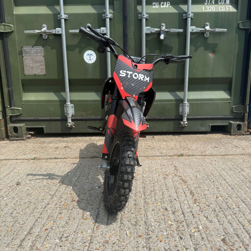 Ex Demo Kids 800w 36v Electric Dirt Bike 10/10 - Red - Fully Built