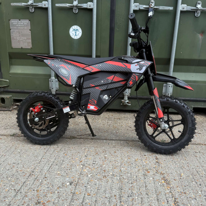 Ex Demo Kids 800w 36v Electric Dirt Bike 10/10 - Red - Fully Built