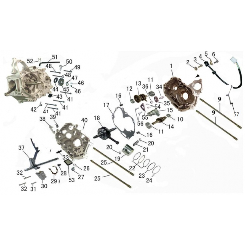 Piston Pin & Clips - Sniper Pro 120cc