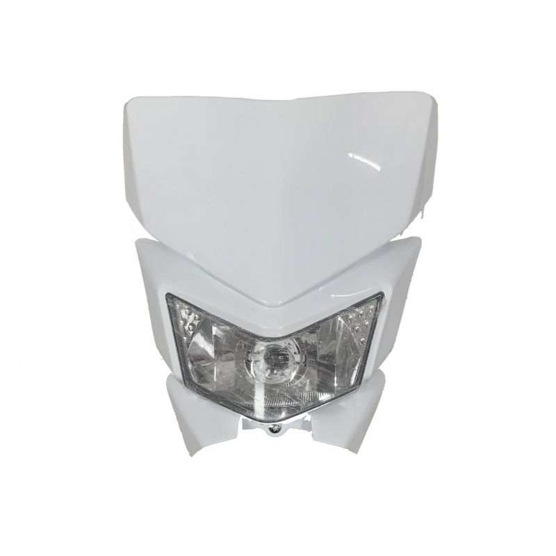 Full Head Light Unit - White - RFZ Jaguar (125cc & 140cc)