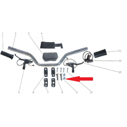 Flange Lock Nut (M10 x 1.25mm) - Storm 800w Dirt Bike