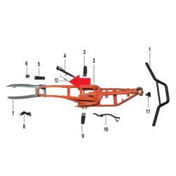 Kick Stand Spring - 1200W Electric Dirt Bike