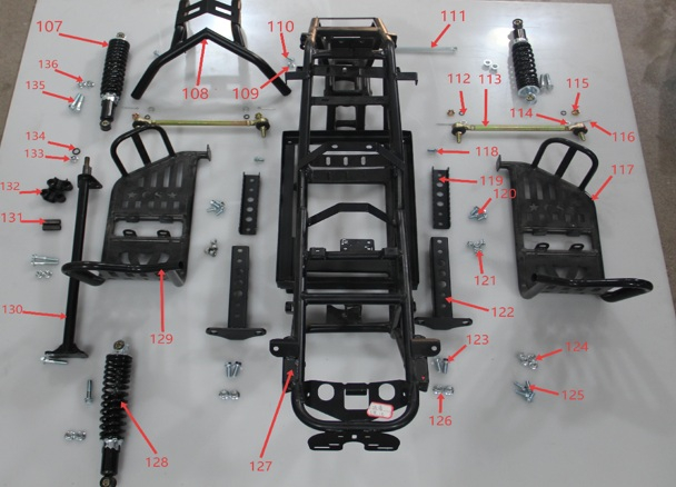 Frame & Body Plastics - Renegade Pro 1500w