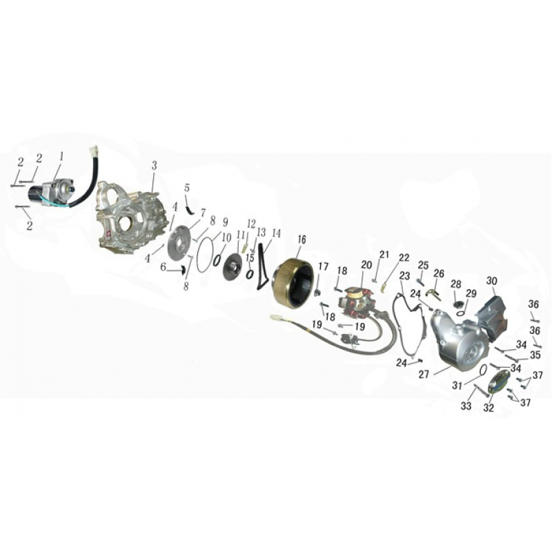 Front Drum Brake Cable (1160mm) - Sniper Pro 120cc