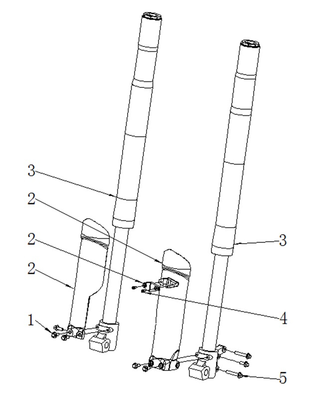 Front Forks - RFN Thunder 140cc