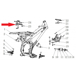 Front headlight bracket - RFN 125cc / 140cc Thunder Dirt Bike