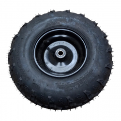 Front Left Wheel & Tyre (14 x 4.10 - 6) - Mud Monster