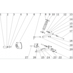 Front Shock Absorber (295mm) - Sniper Pro 120cc