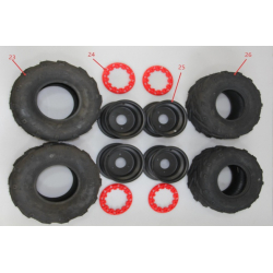 Front tire - Renegade Pro 1500w Quad Bike