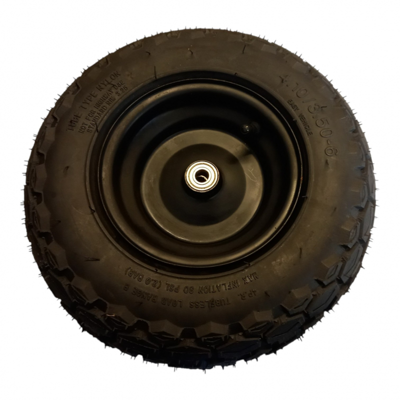 Front Wheel & Tyre Assembly - 250w Bambino Quad Bike