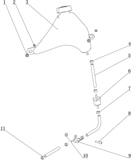 Fuel Tank Parts - Apollo Sniper 120ccc Quad Bike