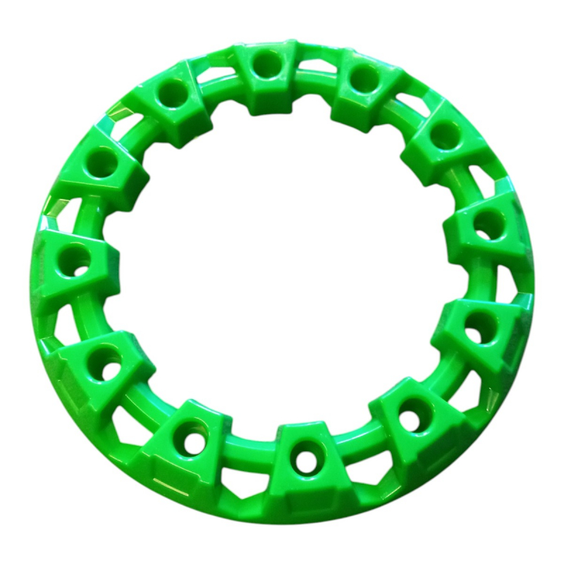 Green Wheel Trim Set - Renegade Ranger 1200w Kids Quad Bike