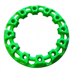 Green Wheel Trim Set - Renegade Ranger 1200w Kids Quad Bike