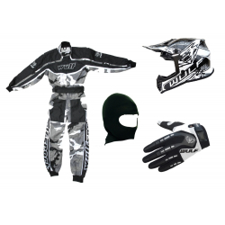 Grey Camo Wulfsport Clothing & Helmet Discount Bundle Deal