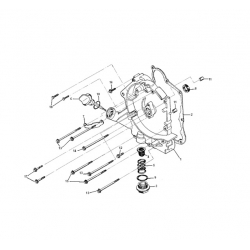 hammerhead 150cc buggy rh outer crankcase casing