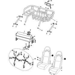HAMMERHEAD 150CC GTS BUGGY REAR CARGO RACK