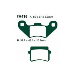 Hammerhead, GS Moon  Buggy, Kazuma, Orion Quad Bike Brake Pads EBC FA416TT