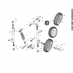 Hammerhead Buggy GT80 Mudhead Lower A-ARM Flange Bolt