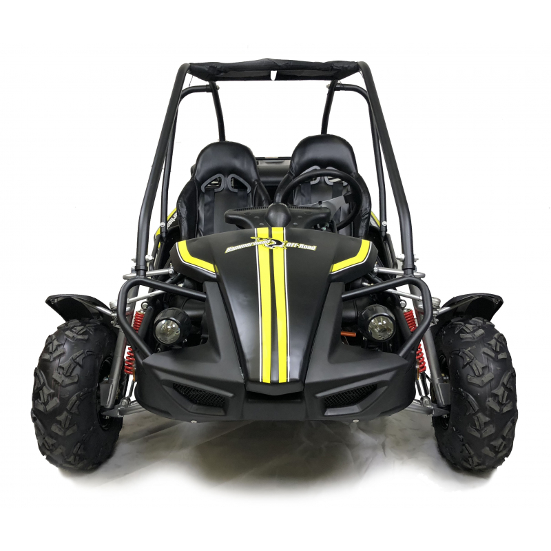 Hammerhead GTS150 Off Road Buggy - Black & Yellow - Front View