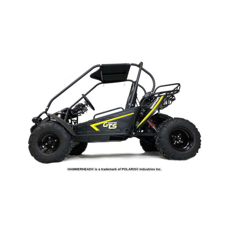 Hammerhead GTS150 Off Road Buggy - Black & Yellow - Side View