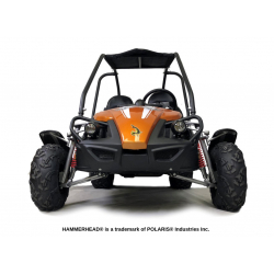 Hammerhead GTS150 Off Road Buggy - Black & Orange - Front Bottom View