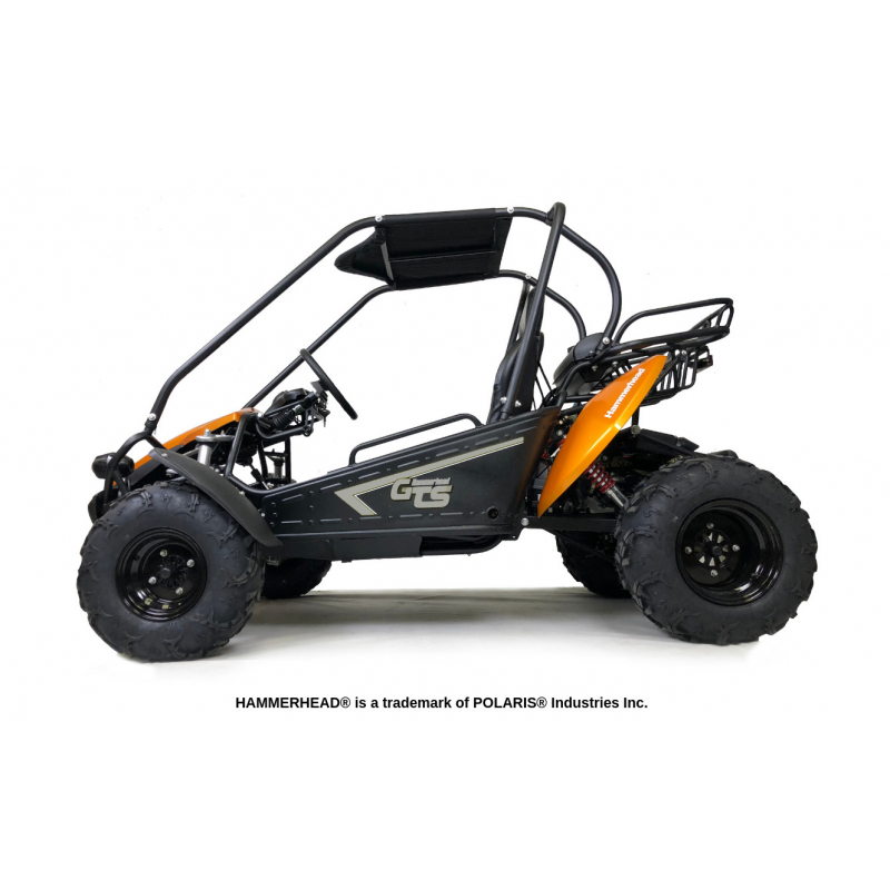 Hammerhead GTS150 Off Road Buggy - Black & Orange - Side View