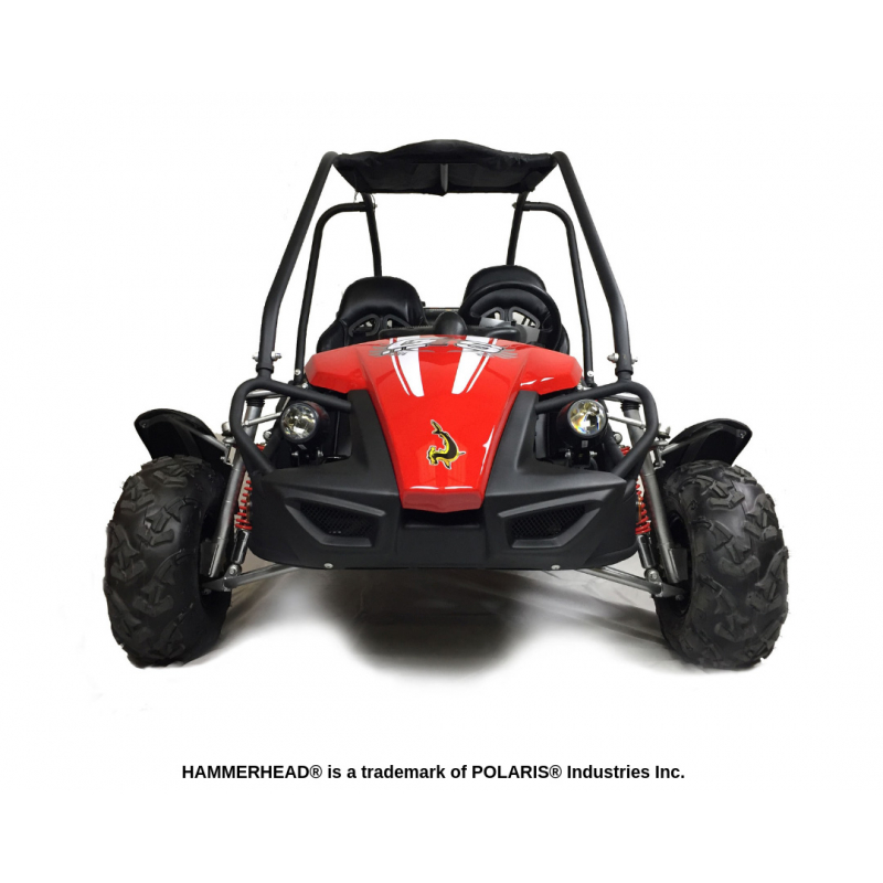 Hammerhead GTS150 Off Road Buggy - Black & Red - Under Front View