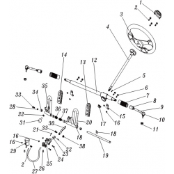 Steering Track Tie Rod End for Hammerhead Mudhead GT80 208 Buggy