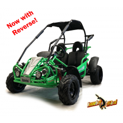 Green Hammerhead Mudhead Off Road Buggy - Front Side View With Logo