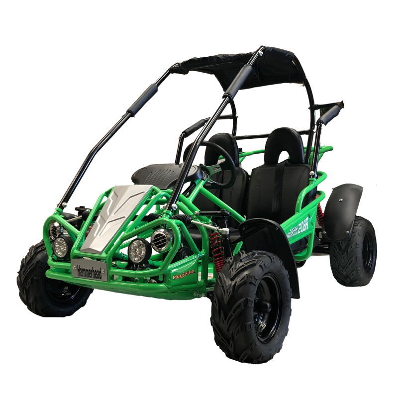 Green Hammerhead Mudhead Off Road Buggy - Front Side View