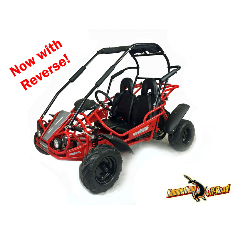 Red Hammerhead Mudhead 208R Buggy - Front Side View